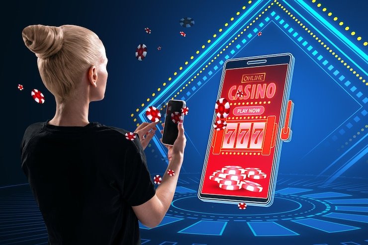 Pengguna mendengarkan panduan responsible gaming setelah melakukan deposit cepat di platform taruhan online